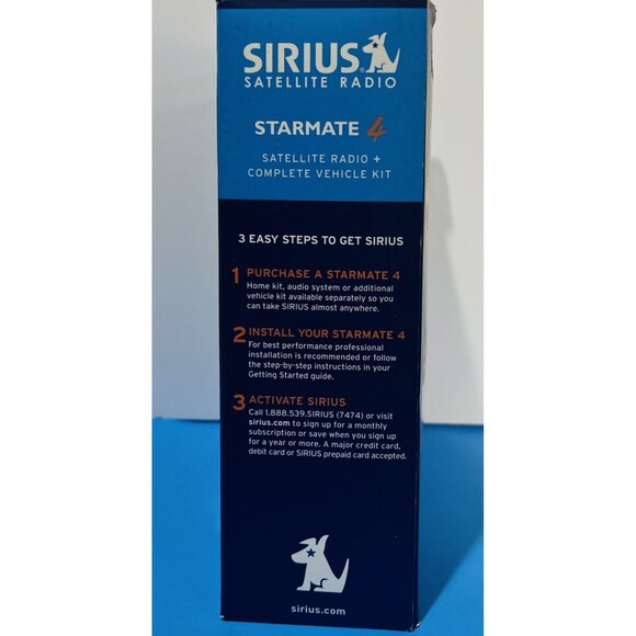 SiriusXM Starmate 4 ST4-TK1 Satellite Radio (subscription needed) - Picture 6 of 9
